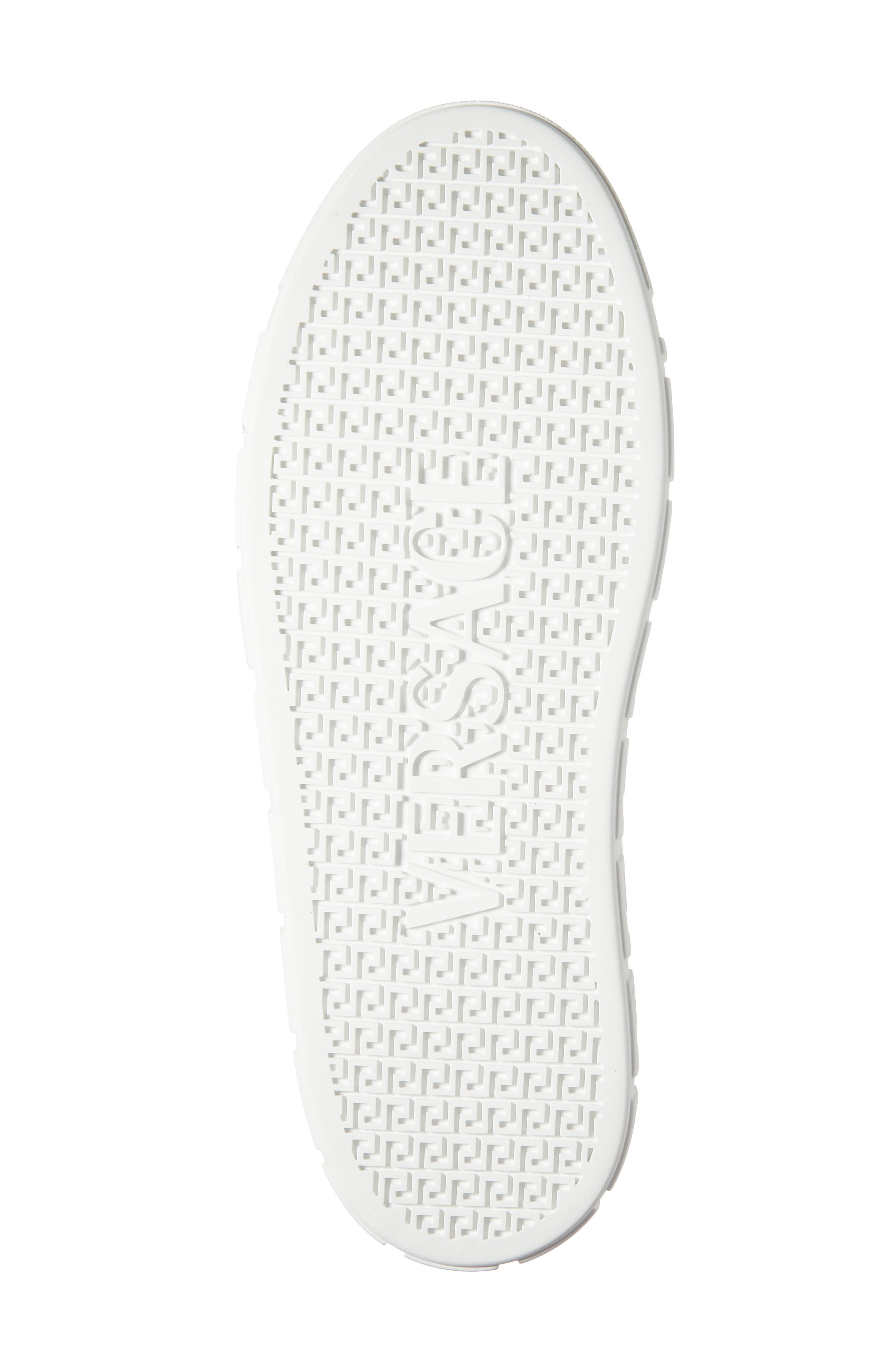 Versace Barocco Greca Jacquard Low Top Sneaker, Alternate, color, 2W3d0 White Wood