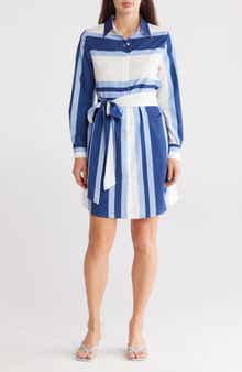 STITCHDROP Chatham Long Sleeve Cotton Shirtdress