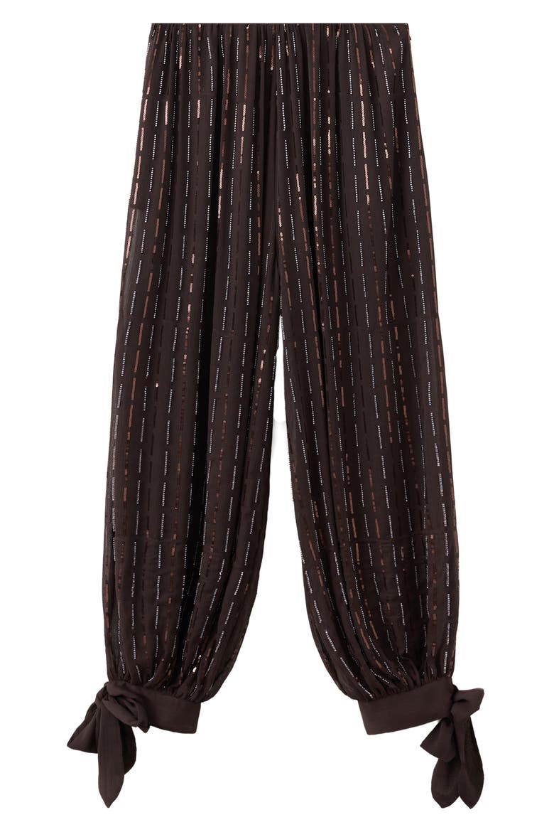 Sequin Harem Pants, Main, color, BROWN