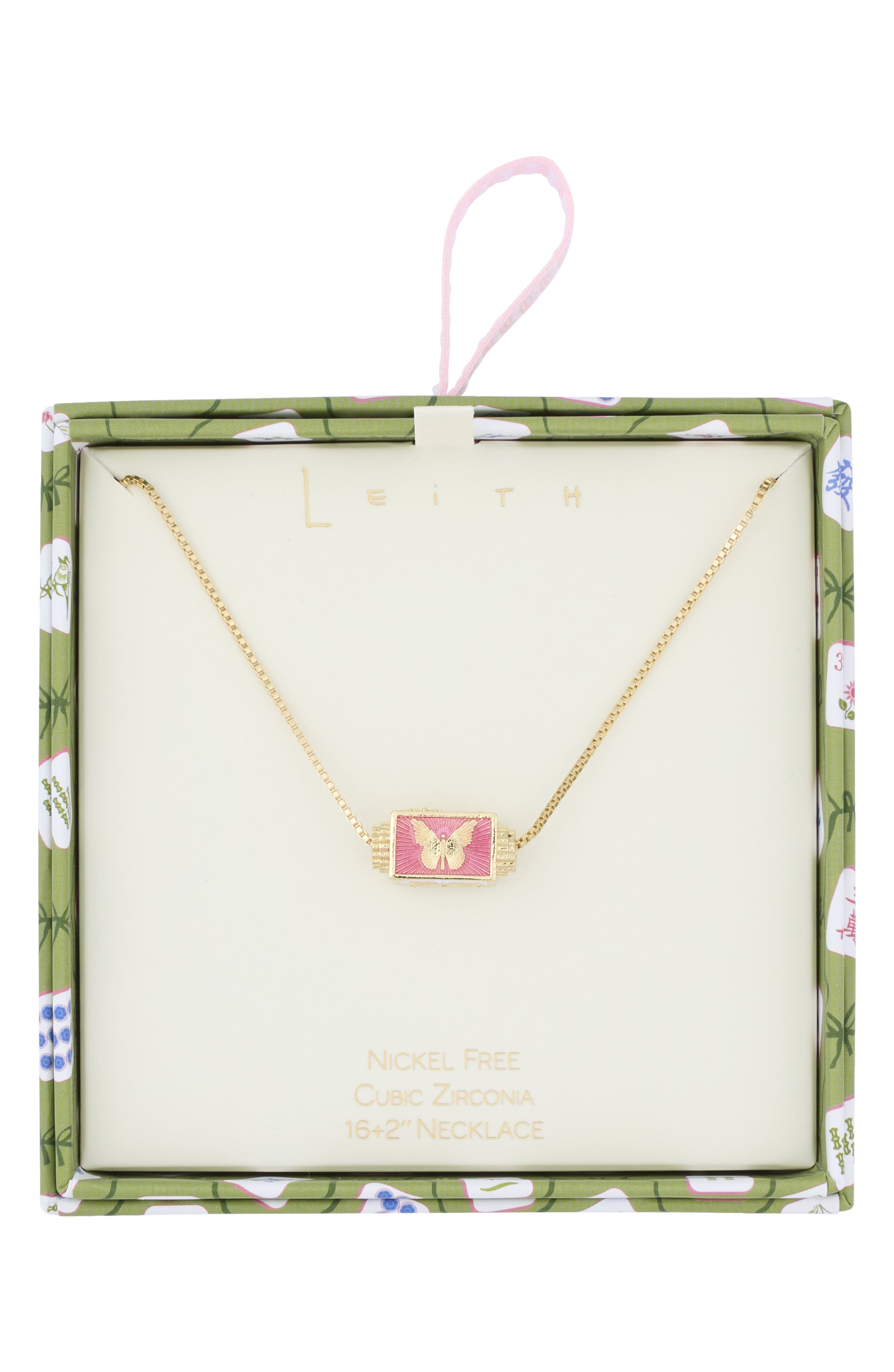 BUTTERFLY PINK- GOLD