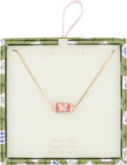 Leith Pavé Spinner Pendant Necklace
