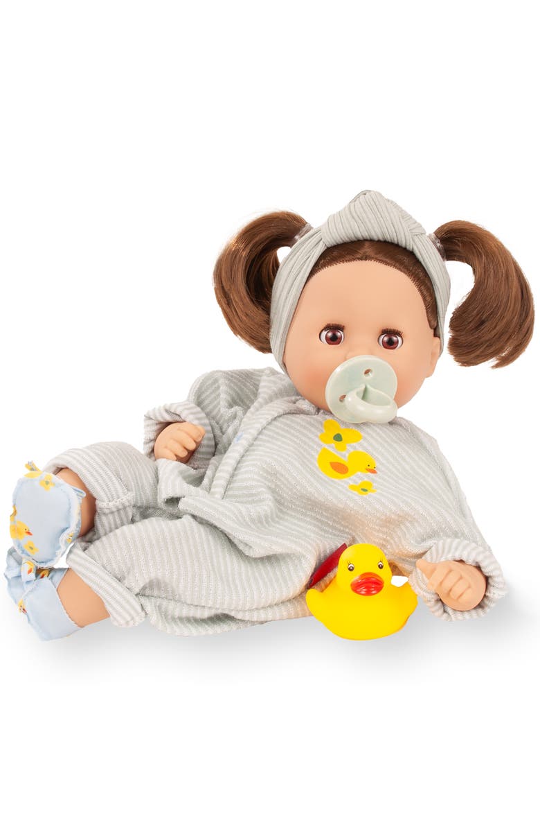 Gotz Cosy Aquini Little Duck, 13" Floating Bath Doll, Collectible Toy, Kids 3+, Alternate, color, Multicolored