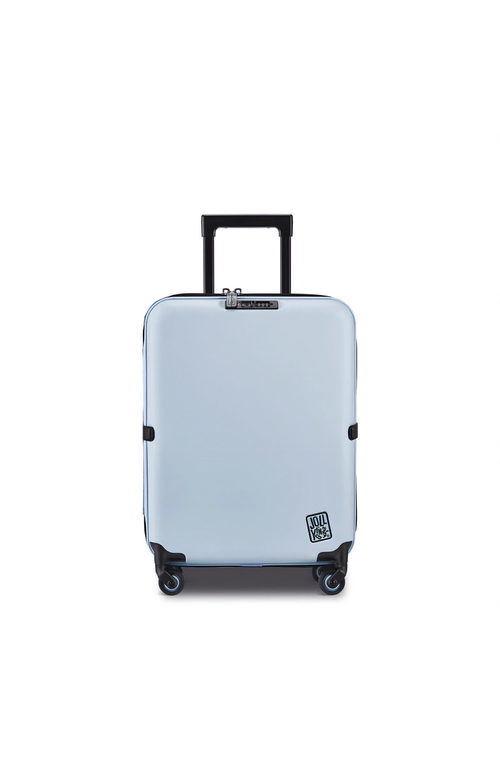 Pixie Mood Collapsible Pebble Carry-on Suitcase In Cyan