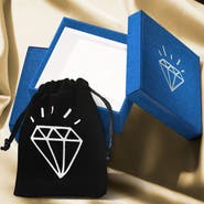 Queen Jewels Sterling Silver CZ Paperclip Link Drop Earrings