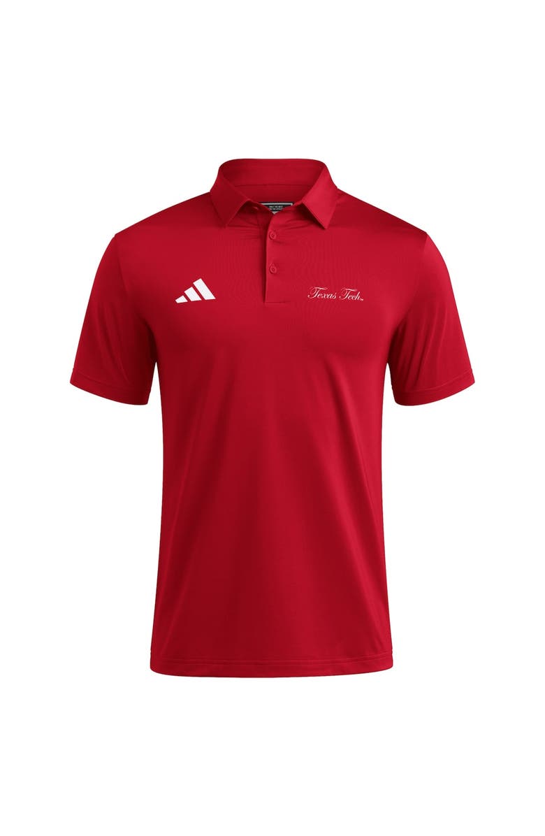 adidas Men's adidas Red Texas Tech Red Raiders Ultimate 365 Polo, Alternate, color, 