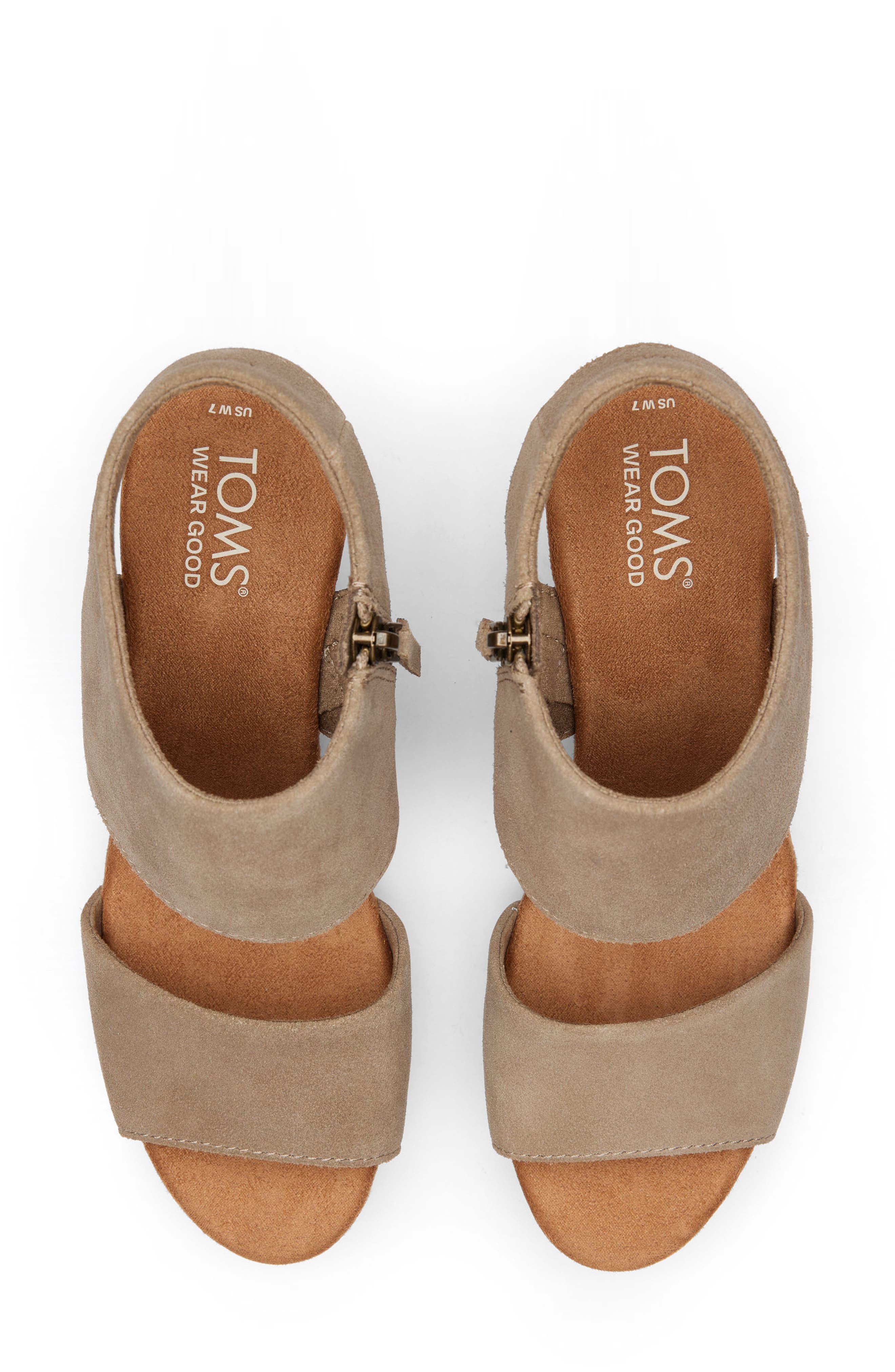 Majorca Platform Sandal, Alternate, color, DUNE