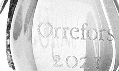 Orrefors 2021 Annual Icicle Ornament In Transparent