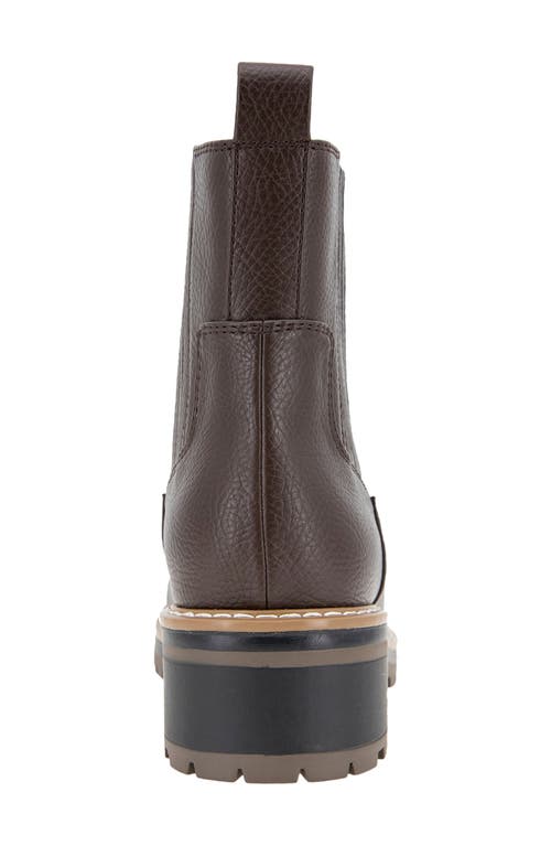 Kensie Koda Lug Sole Chelsea Boot In Brown