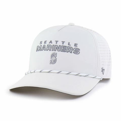 Men's '47  White Seattle Mariners Forward Vault Hitch Adjustable Hat