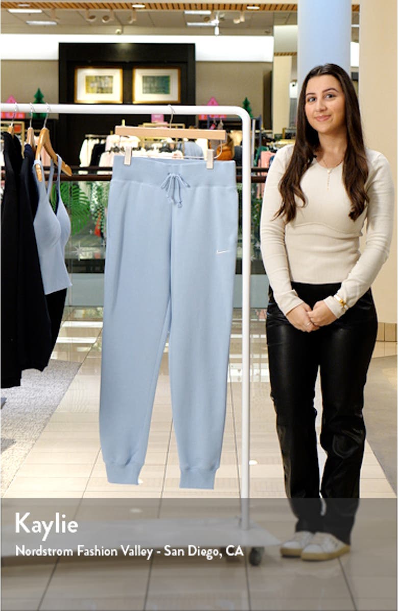 Phoenix Fleece High Waist Joggers, sales video thumbnail