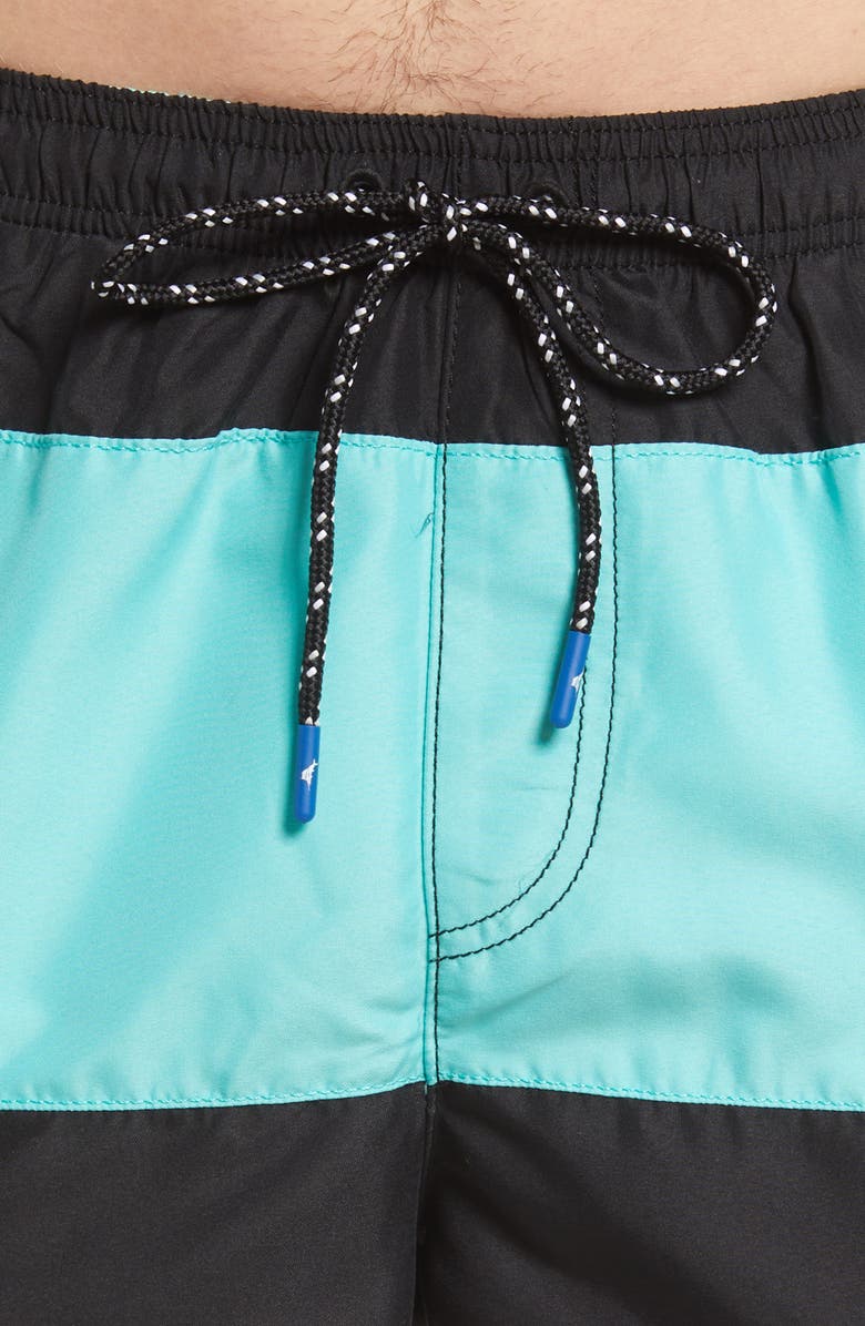 Tommy Bahama Naples Regatta Colorblock Swim Trunks, Alternate, color, 