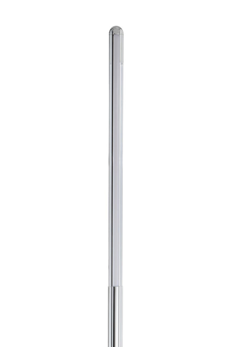 Roxanna 68" Integrated LED Metal Floor Lamp, Chrome, Alternate, color, Chrome