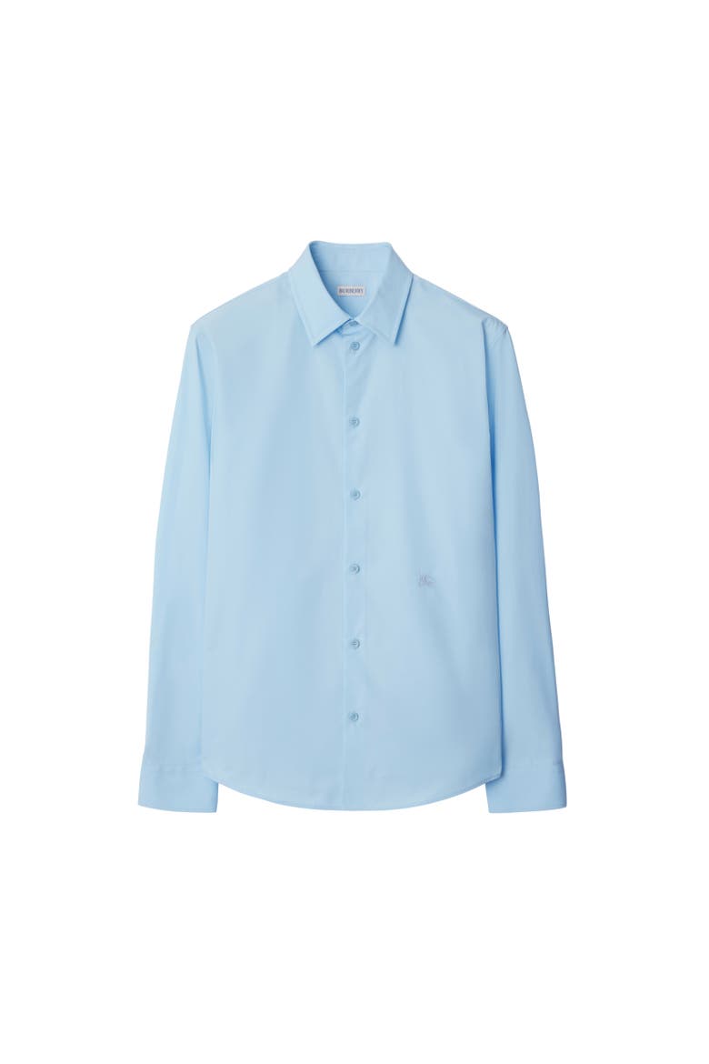 Slim Fit Cotton Poplin Formal Shirt, Alternate, color, Neptune blue