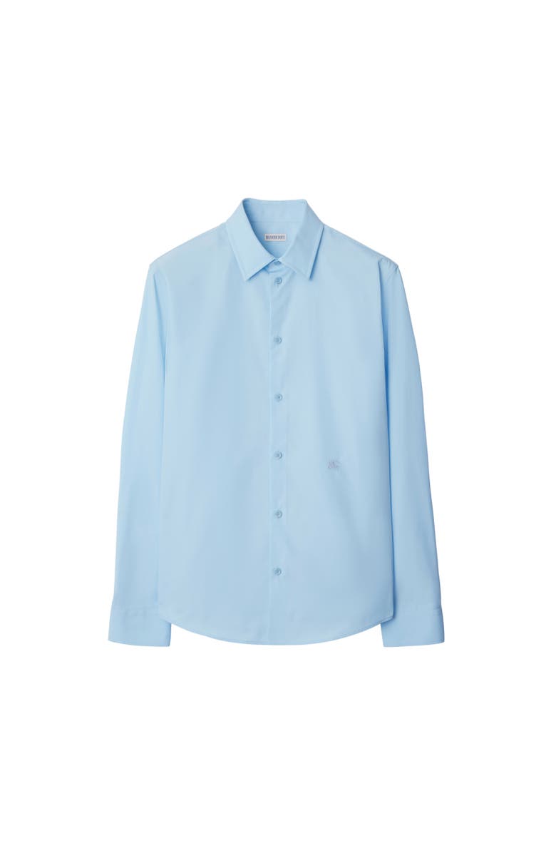 Burberry Slim Fit Cotton Poplin Formal Shirt, Alternate, color, Neptune Blue