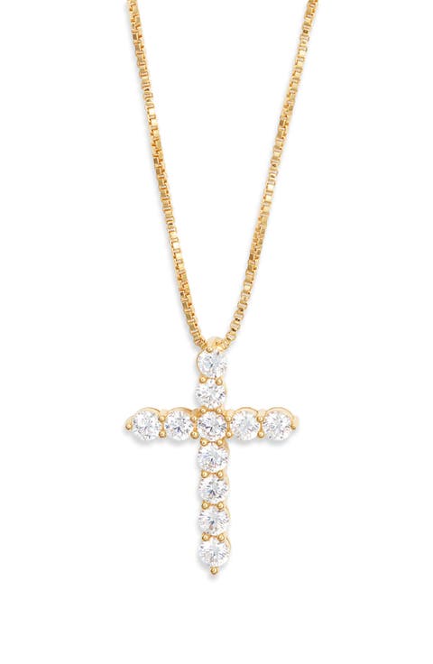The Bella Pavé Cross Pendant