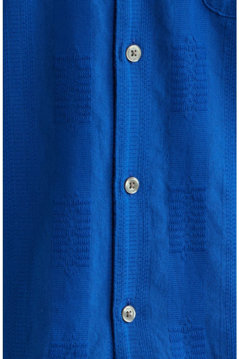 Samuel Texture Stripe Camp Shirt, Alternate, color, DAZZLING BLUE MULTI