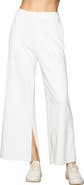 MELLODAY Side Split Wide Leg Knit Pants