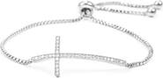 Bearfruit Jewelry 14k Gold Plated Cross Bracelet Faith Jewelry Dainty Meaningful Gift