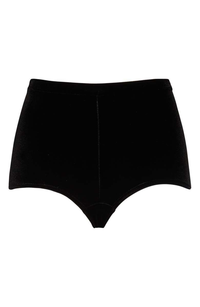 Commando Velvet High Waist Briefs, Alternate, color,