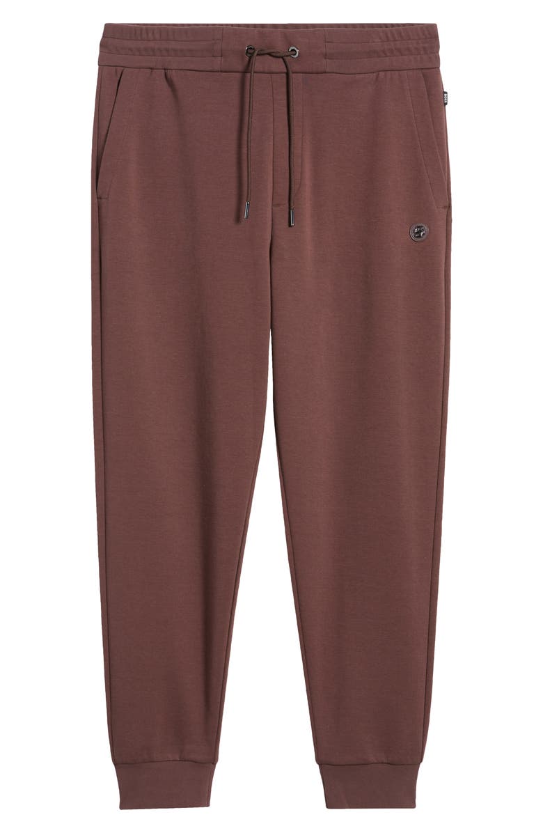 BOSS Locsin Cotton Blend Joggers, Alternate, color, Burgundy