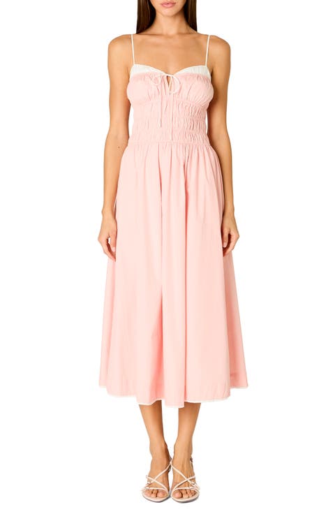 Thomas Smocked Sleeveless Midi Dress