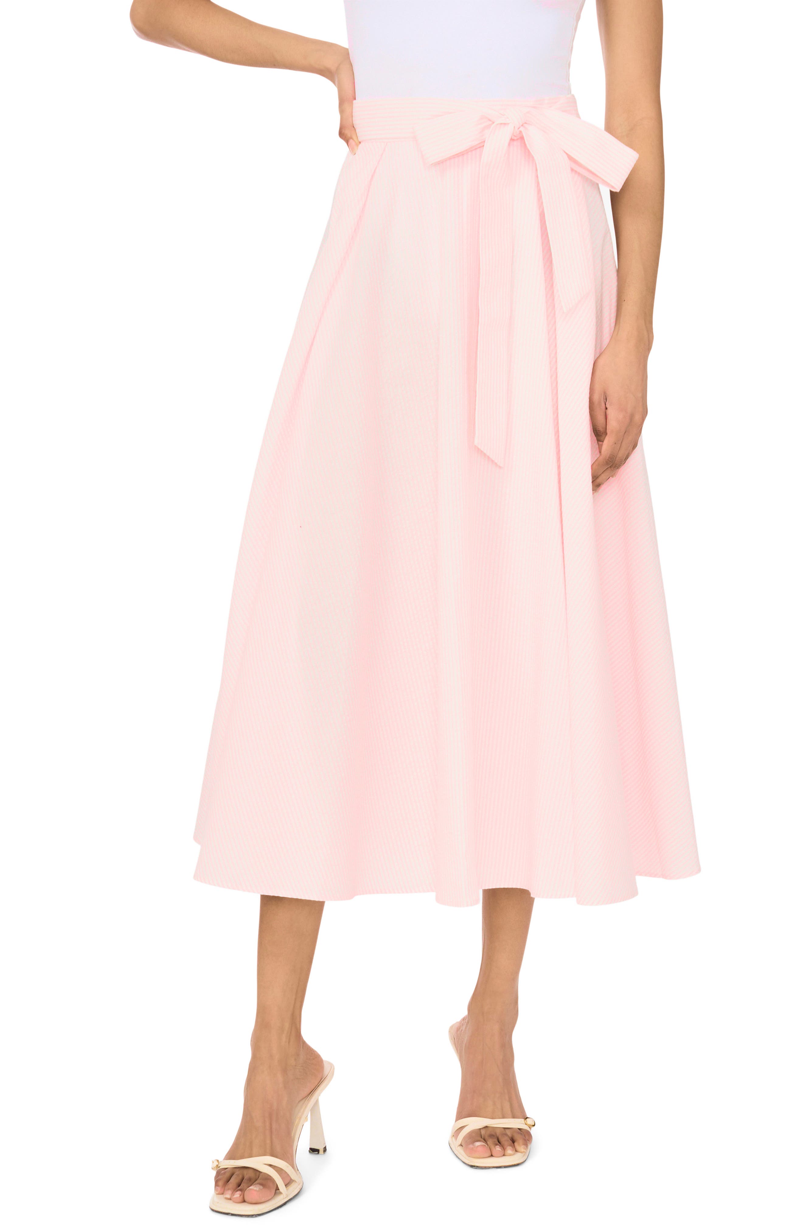 Parker Side Tie Midi Skirt