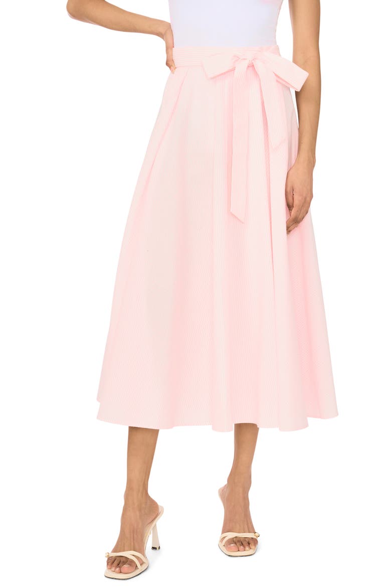 Side Tie Midi Skirt, Main, color, TENDER TOUCH