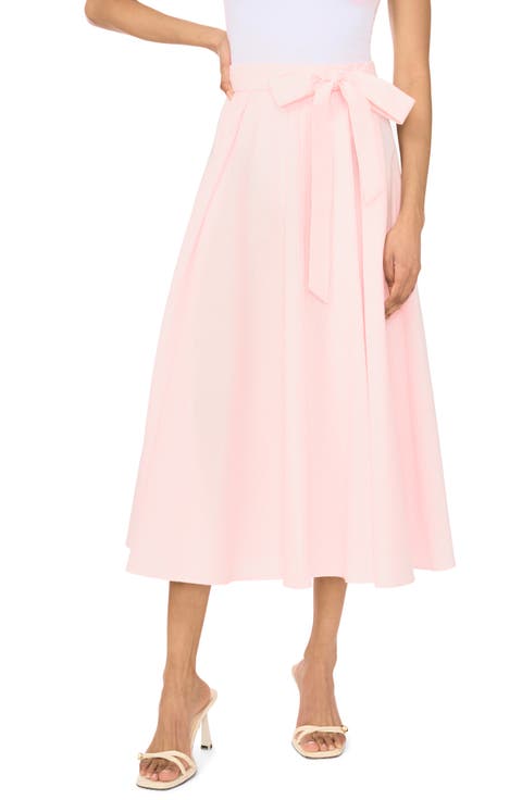 Side Tie Midi Skirt