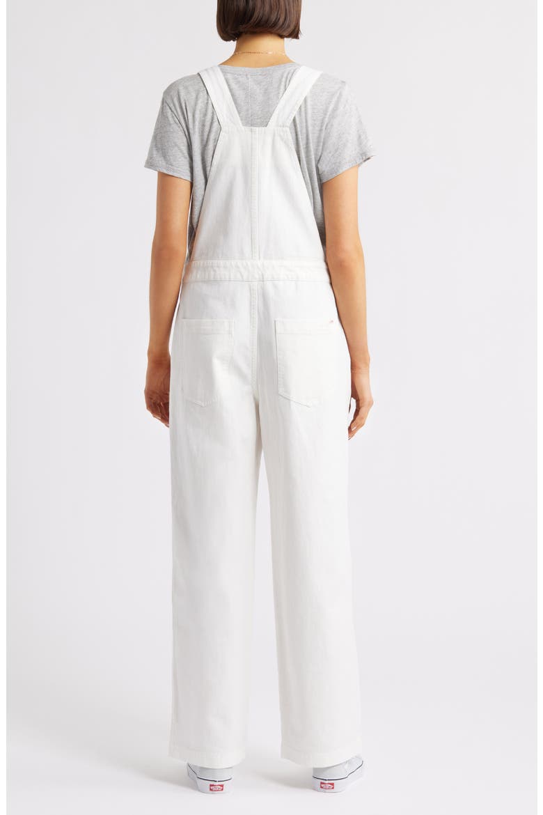 Lili Denim Overalls, Alternate, color, WHITE