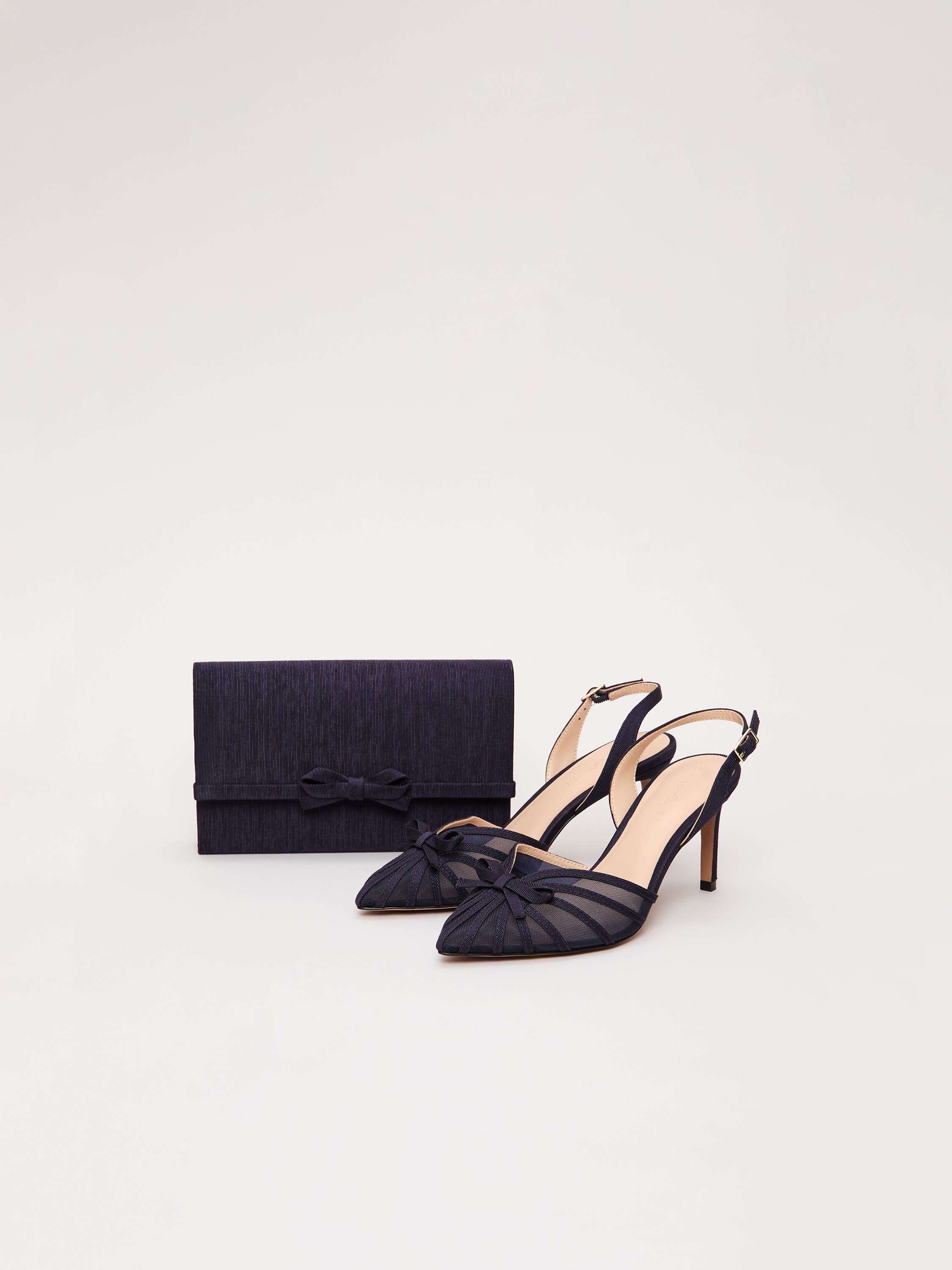 Phase Eight Bow Detail Chain Clutch Bag, Alternate, color, 