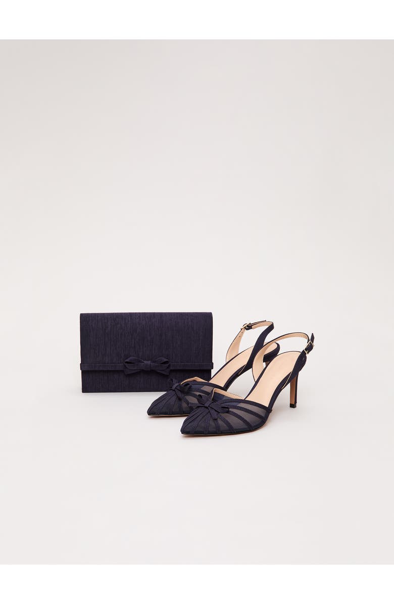 Phase Eight Bow Detail Chain Clutch Bag, Alternate, color,