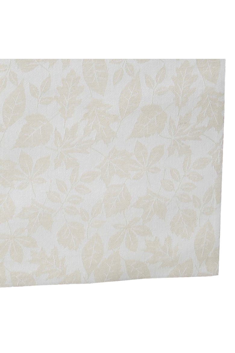 Warm Harvest Leaves Table Runner 14" x 72", Alternate, color, Beige