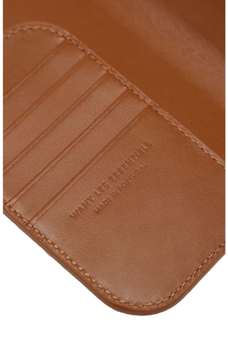 Arch Smooth Leather Passport Cover, Alternate, color, Cuero