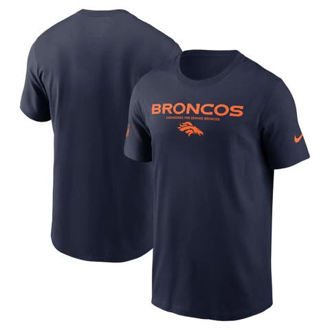 Men's Nike Navy Denver Broncos Sideline Performance T-Shirt
