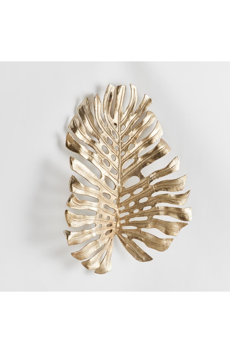Napa Home & Garden Monstera Wall Art, Alternate, color, Gold