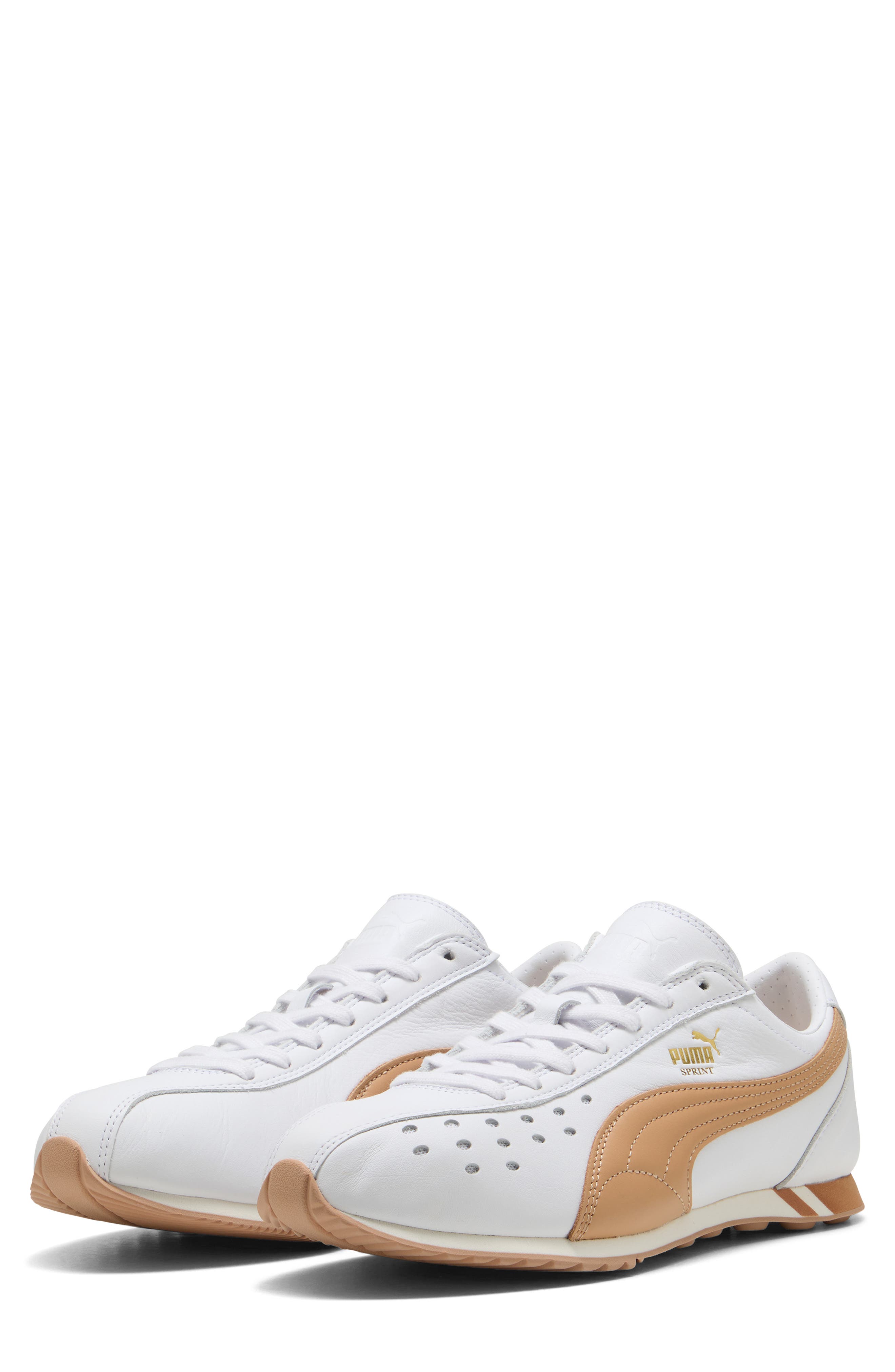 PUMA Sprint Sneaker, Alternate, color, Puma White/ Putty