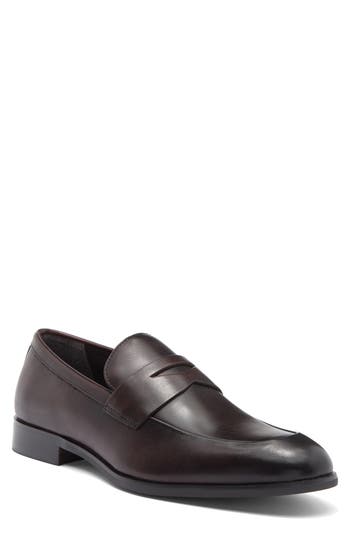 Vittorio Russo Roger Penny Loafer In Dark Brown