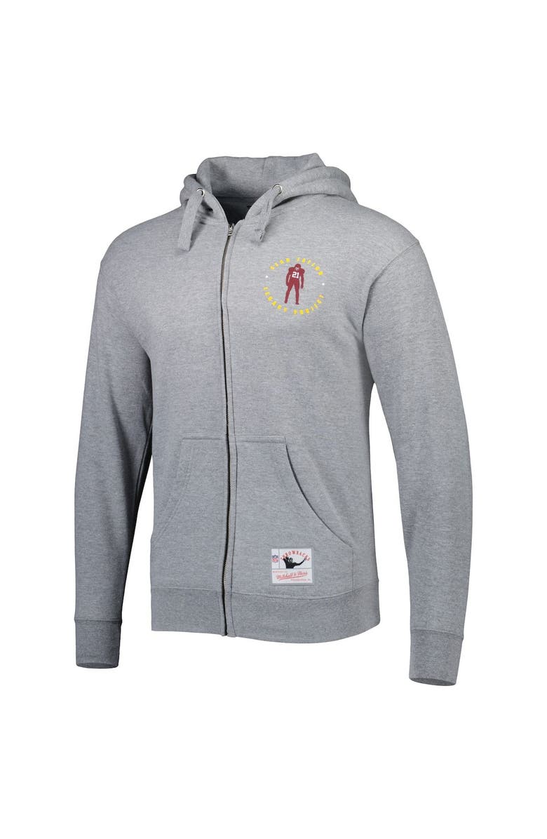 Mitchell & Ness Men's Mitchell & Ness Gray Washington Commanders Sean Taylor Legacy Project Full-Zip Hoodie Jacket, Alternate, color, 