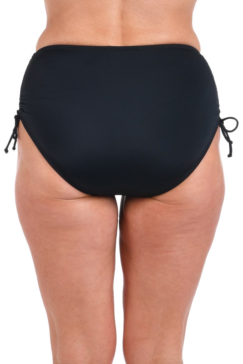 Full Coverage Side Tie Swim Briefs, Alternate, color, BLACK