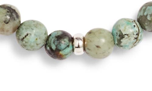 Shop Jonas Studio Beaded Necklace In Turquoise