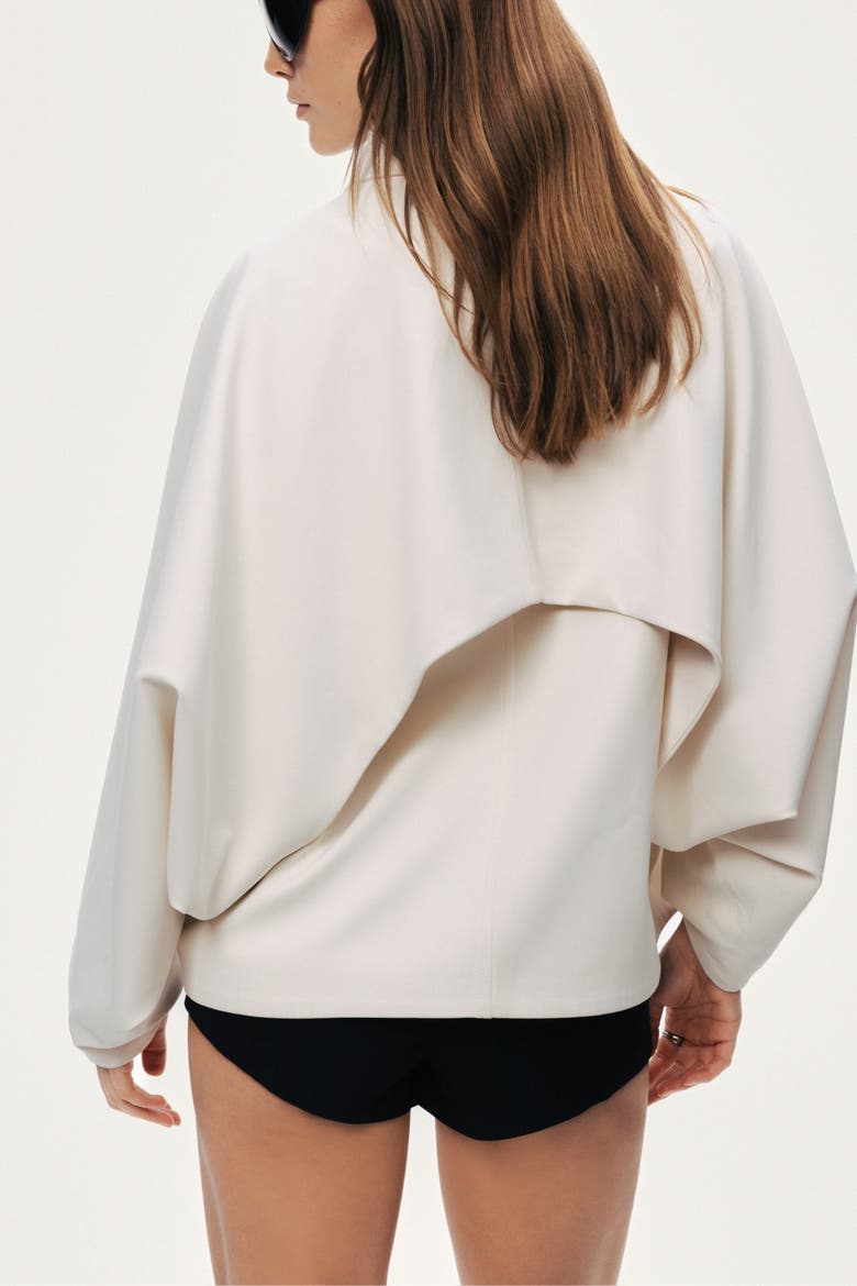 Cropped Batwing Jacket, Alternate, color, Ivory