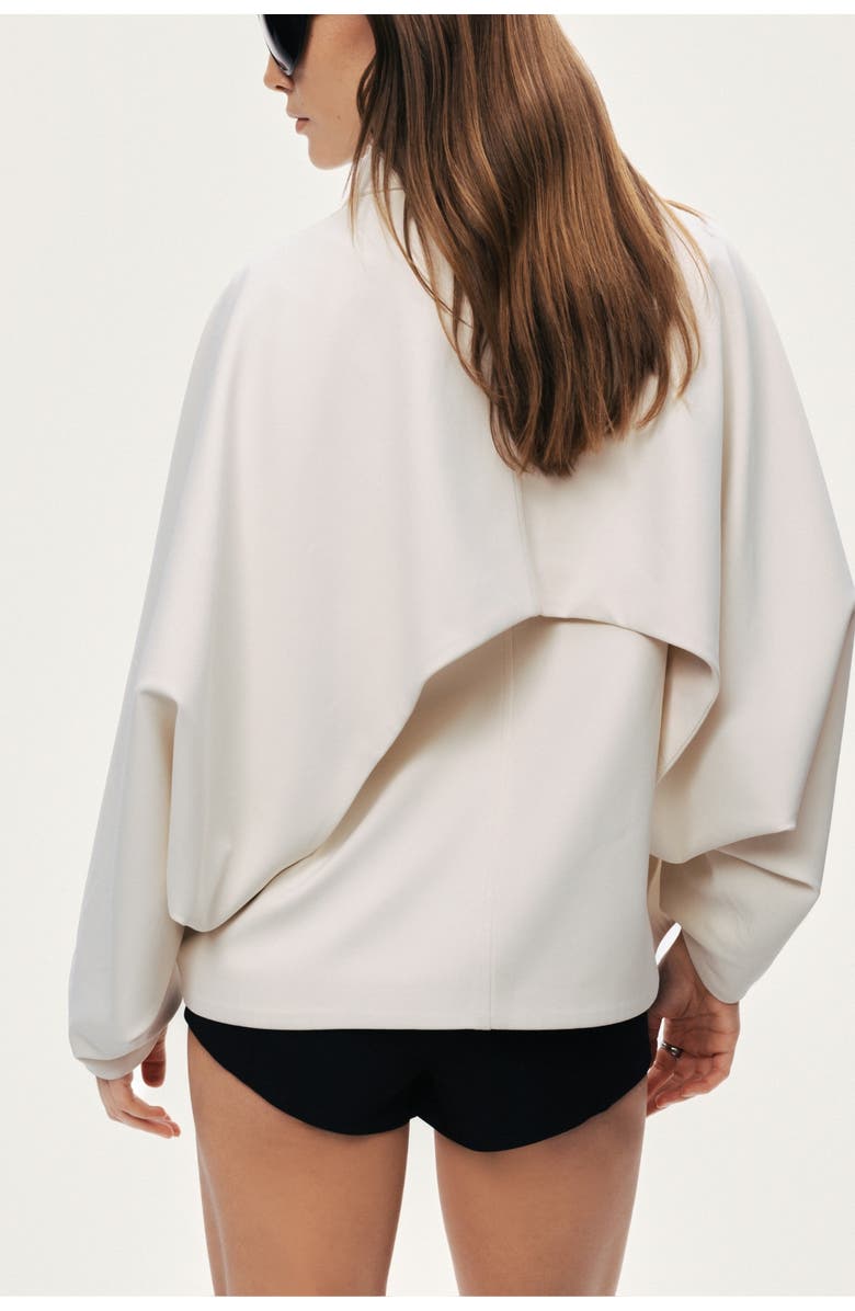 Nocturne Cropped Batwing Jacket, Alternate, color, Ivory