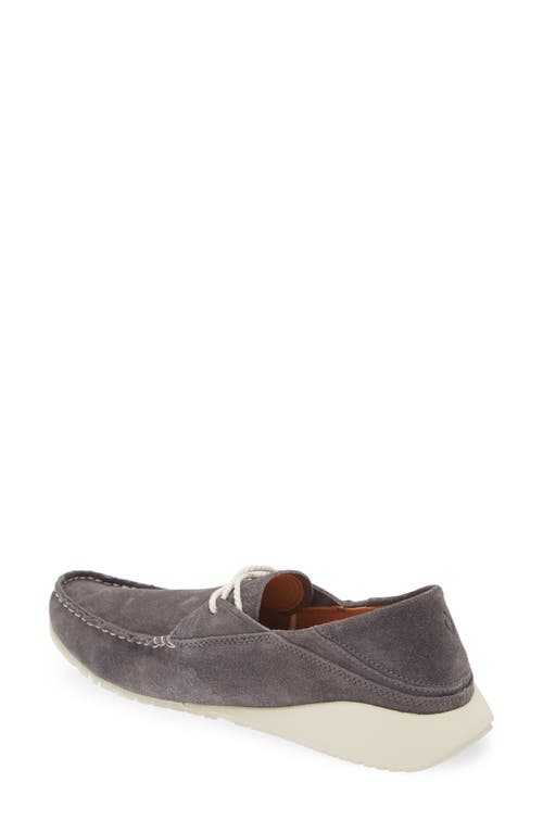 Olukai Kaa Genuine Suede Driver In Gray