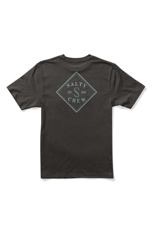 Salty Crew Kids' Tippet Fill Cotton Graphic T-shirt In Black