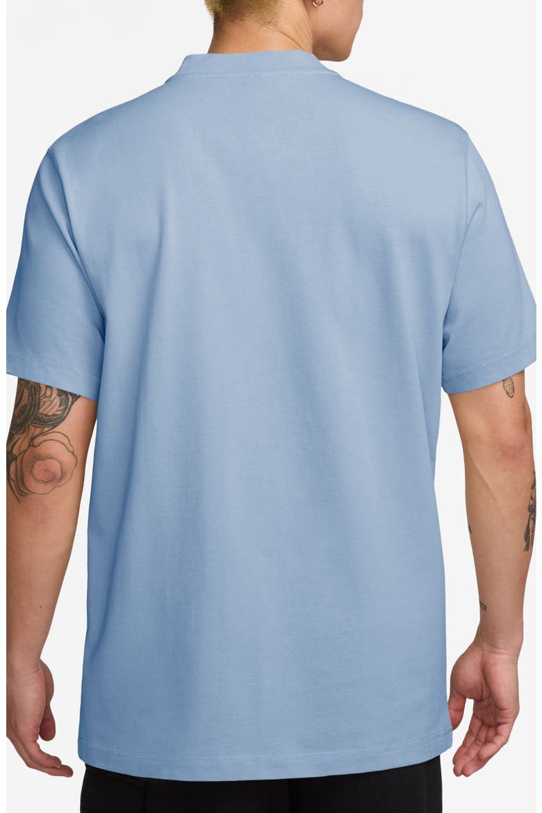 Club Short Sleeve Cotton Henley, Alternate, color, HYDROGEN BLUE/ WHITE