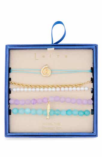 Set of 5 Beaded Sea Life Bracelets