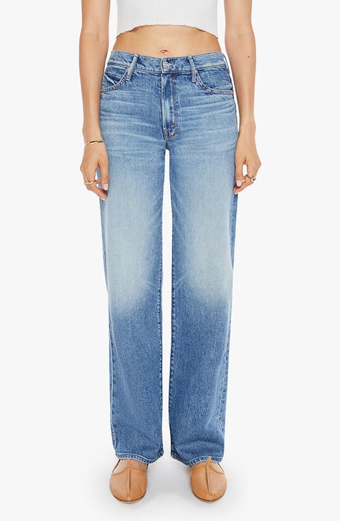 Tunnel Vision Sneak High Waist Straight Leg Jeans (I Am A Winner)