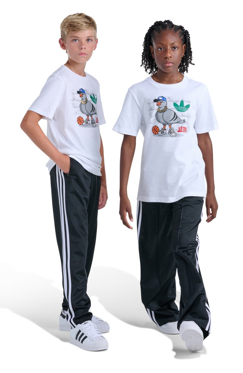 adidas Originals Kids' Sport Graphic T-Shirt, Alternate, color, White Multi