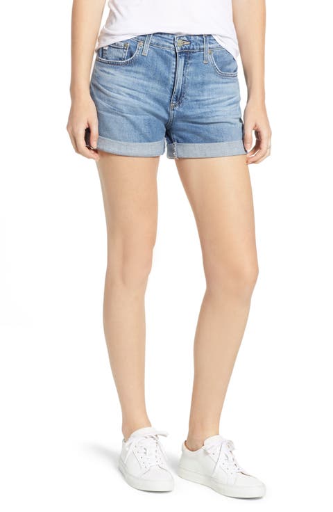 The Hailey Cuff Denim Shorts (14 Years Foxtail)