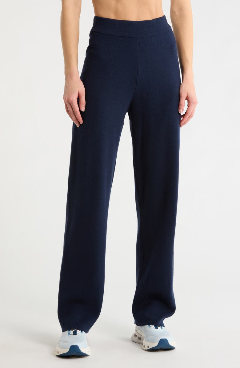 NYDJ Luxe Flare Lounge Pants, Main, color, Naval Blue